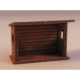 SM003 - N Scale - Laser Cut "Bus Stop"