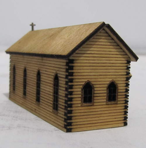 SM044 - N Scale - Laser Cut "The Country Church" - Image 3