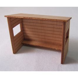 SM1003 - HO Scale - Laser Cut "Bus Stop"