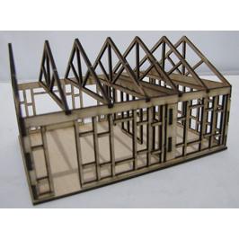 SM1012 - HO Scale - Laser Cut "The House Under Construction"