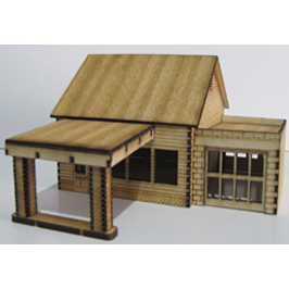 SM1017 - HO Scale - Laser Cut "The Service Station"