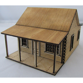 SM1037 - HO Scale - Laser Cut "Sawtooth Cottage"