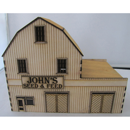 SM042 - N Scale - Laser Cut "John's Seed N Feed"