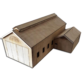 SM1054 - HO Scale - Laser Cut "Strath Engine Shed"