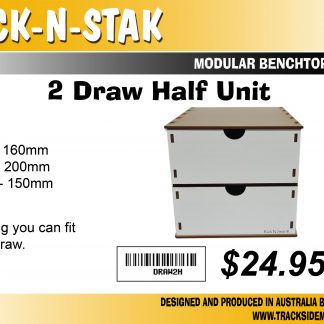 Rack N Stak - 2 Draw Half Unit - DRAW2H
