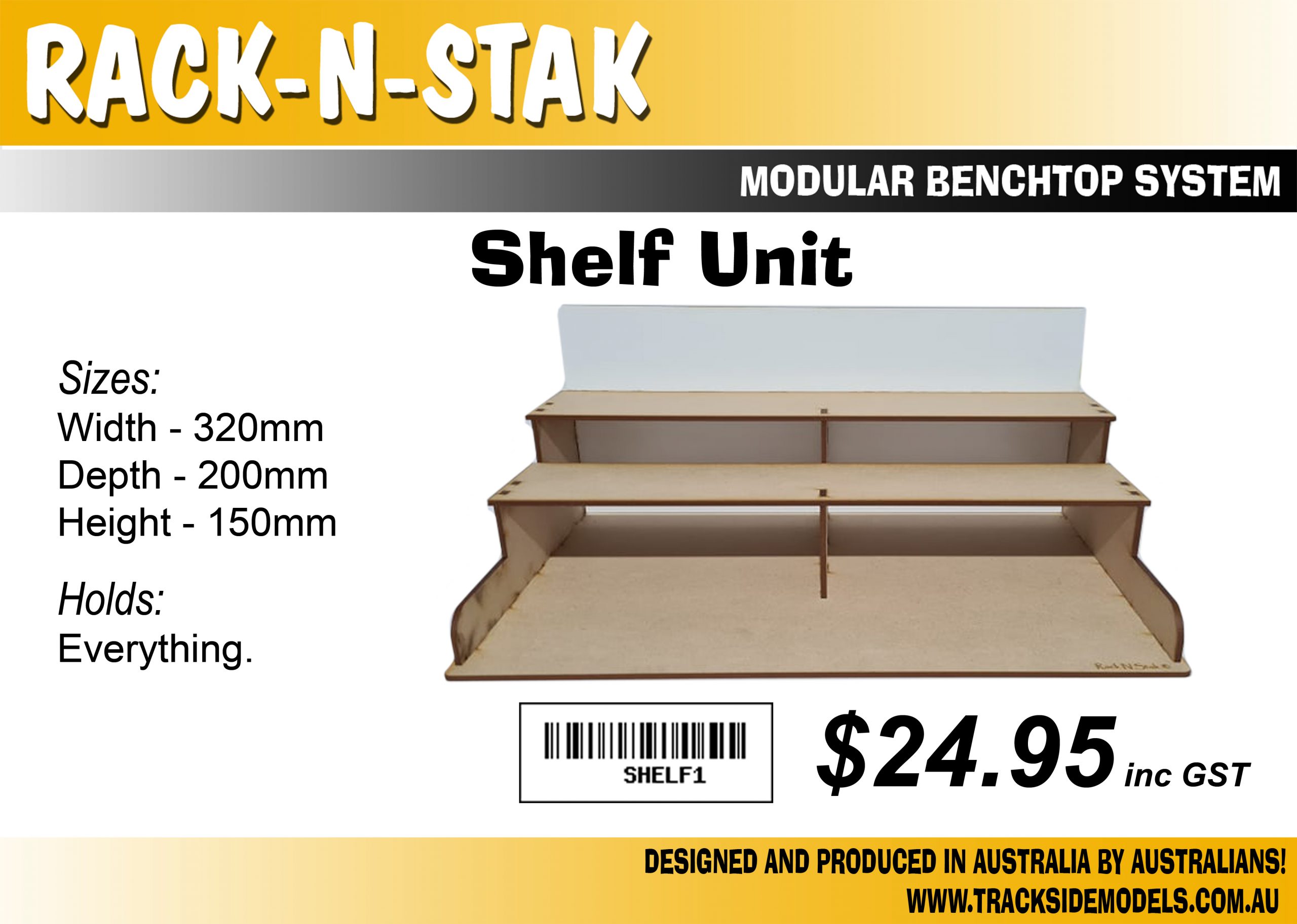 Rack N Stak - Shelf Rack - SHELF1