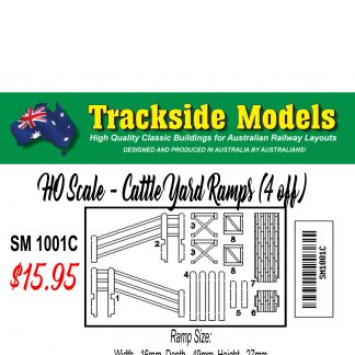 SM1001C - HO Scale - Laser Cut "Cattle Yard Ramps" - 4 per pack