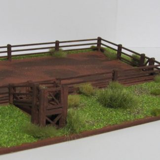 SM1001 - HO Scale - Laser Cut "Cattle Yard and Loading Ramp"