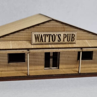 SM1008 - HO Scale - Laser Cut "Watto's Pub"