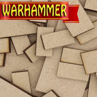 Bases - 100mm x 150mm Rectangle - "WarHammer"