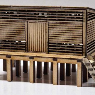 SM1014 - HO Scale - Laser Cut "NSW Cream Shed"