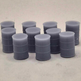 HO Scale - Oil Drums Resin Printed x 10 - TP1004
