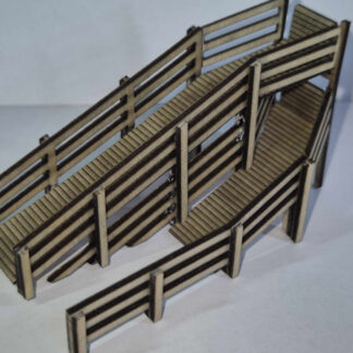 SM1087 - HO Scale - Laser Cut "Sheep Ramp & Yard"